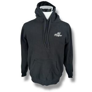 100 Thieves Hoodie Mens Medium Black Cotton Streetwear Drawstring Pullover Heavy